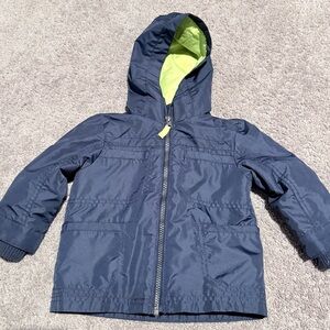 EUC Carter's Navy Blue jacket with removable Lining